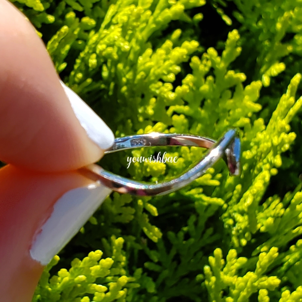 Silver Wave Ring Brand New Summer Size 925 Sterling Silver - Picture 8 of 8